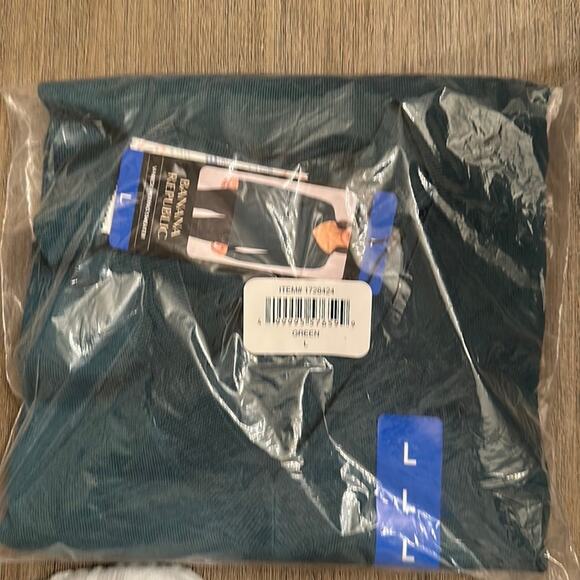 Banana Republic Women’s Merino Green V Neck Sweater New - Picture 4 of 5